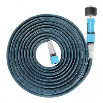 Kit mangueira extensvel zygzag 7,5 a 15 com conectores e agulheta multi ergo ref 75619 CELLFAST