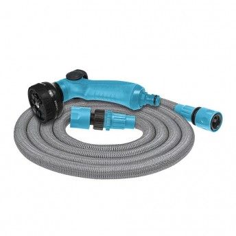 Kit mangueira extensvel basic de 7,5m com conectores e pistola ref 75616 CELLFAST