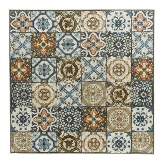 Cadeira metálica/mosaico cor: castanho 45x38x90cm modelo bistro para exterior refª 75391 NULL Cadeira metálica/mosaico cor: castanho 45x38x90cm modelo bistro para exterior refª 75391 NULL