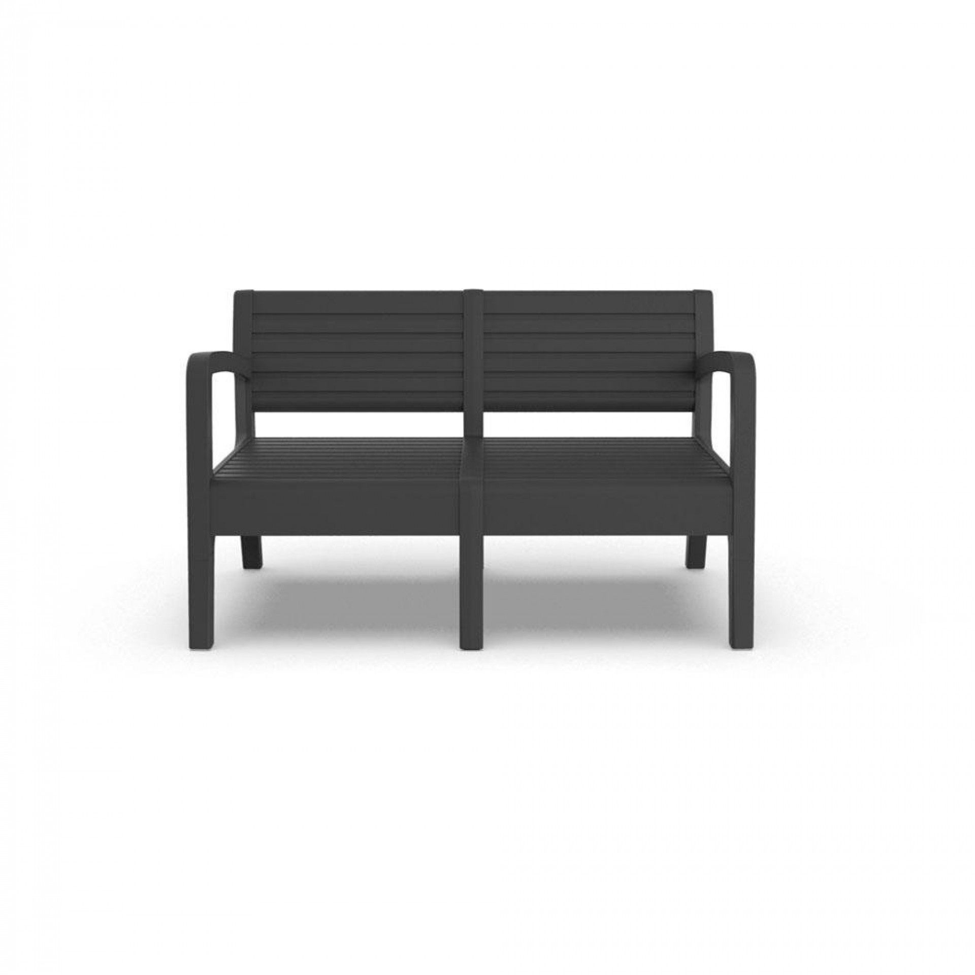 Conjunto jardim/terraço de 2 cadeirões+1 sofá+1 mesa auxiliar. cadeirão: 72x66x63,5cm sofá: 120x48x6