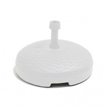 Base para chapu-de-sol 20 l cor: branco 45x15cm ref 75367 IPAE PROGARDEN