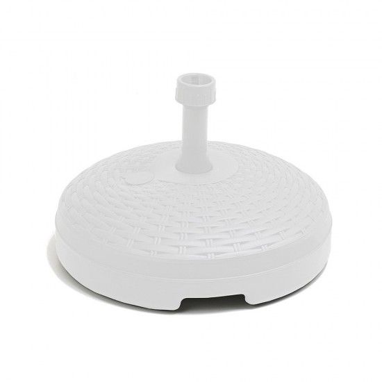 Base para chapu-de-sol 20 l cor: branco 45x15cm ref 75367 IPAE PROGARDEN