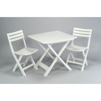 Conjunto de campismo cor: branco 44x41x78cm/80x72x70cm modelo: conjunto de campismo progarden ref 7