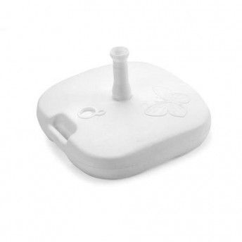 Base para chapu-de-sol 16 l cor: branco 44x44x12cm ref 75323 IPAE PROGARDEN