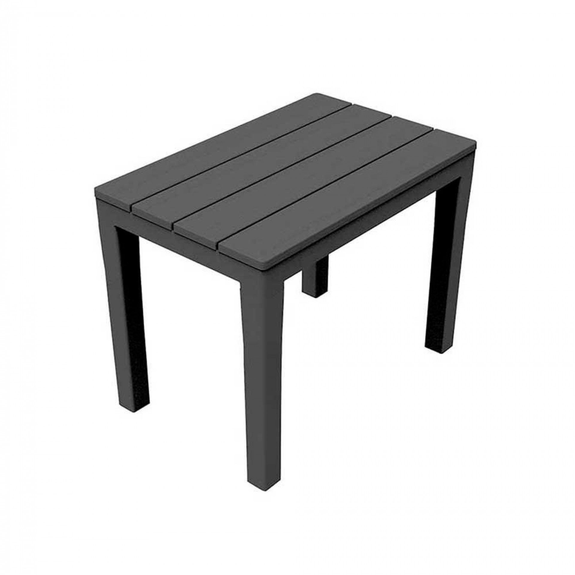Banco exterior. cor: preto 38,5x60x45cm refª 75314 IPAE PROGARDEN