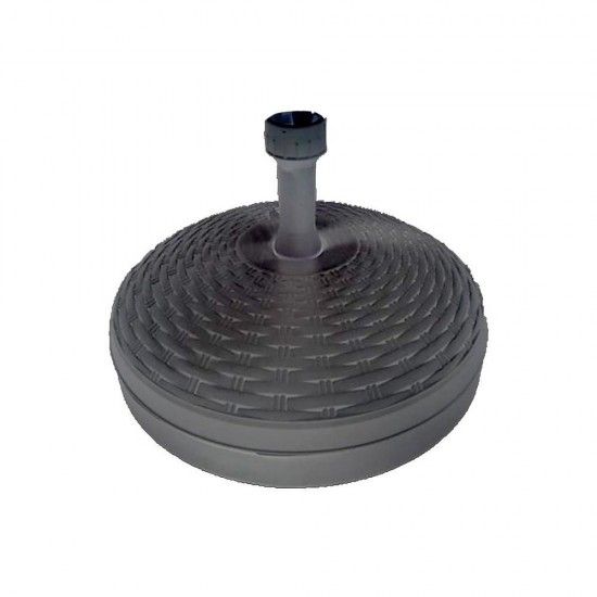 Base para chapu-de-sol 20 l cor: preto 46x15cm ref 75322 IPAE PROGARDEN