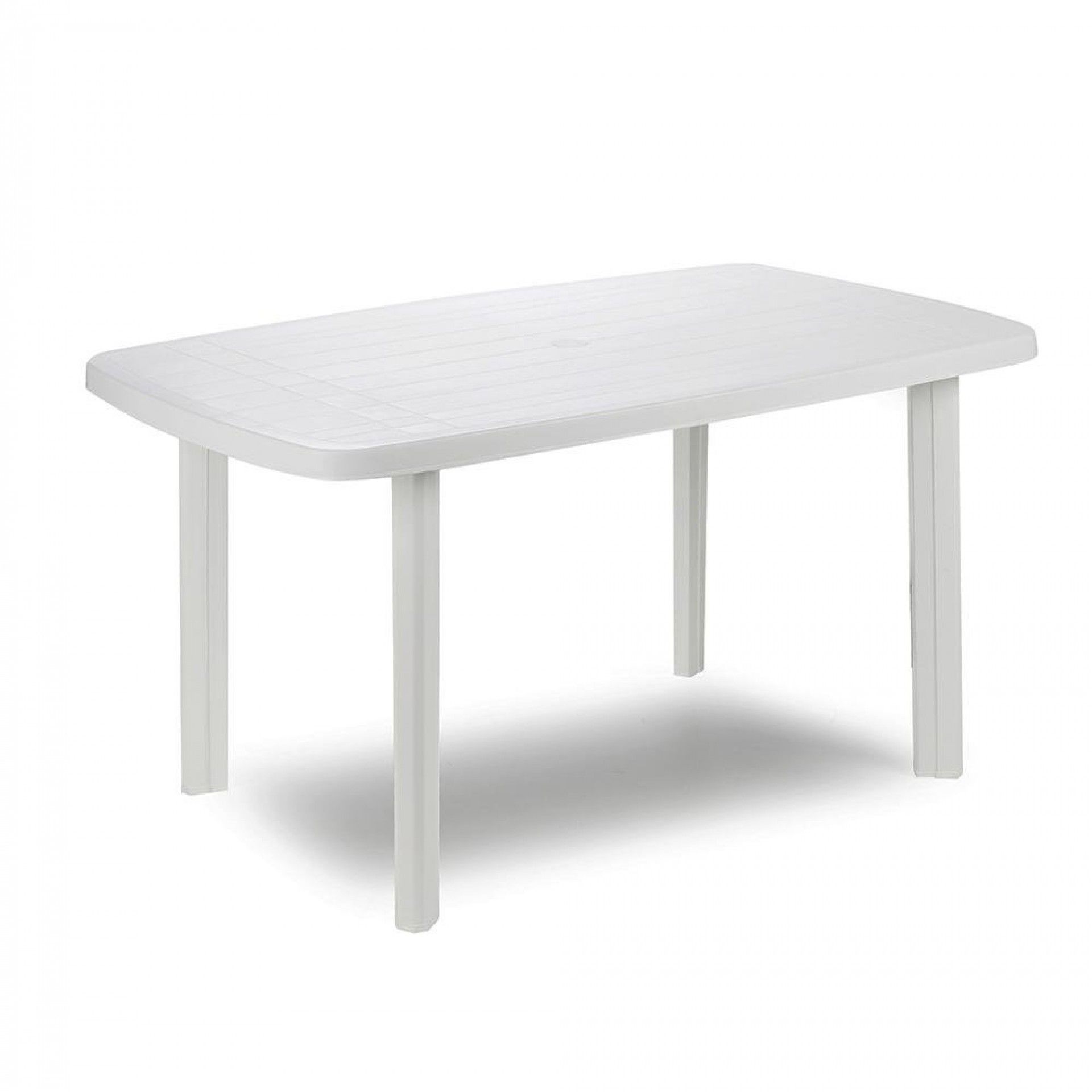 Mesa oval para ao ar livre. cor: branco 72x137x85cm refª 75311 IPAE PROGARDEN