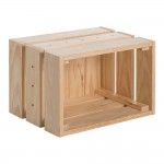 Caixa de pinho maciço home box sem barniz 38,4x25,6x28cm refª 75273 ASTIGARRAGA Caixa de pinho maciço home box sem barniz 38,4x25,6x28cm refª 75273 ASTIGARRAGA