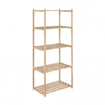 Estante 5 prateleiras natura 171x65x40cm ref 75272 ASTIGARRAGA