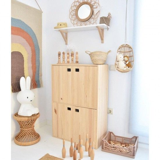 Móvel dinamic 4 portas pinho maciço 105,4x70,8x33cm refª 75270 ASTIGARRAGA Móvel dinamic 4 portas pinho maciço 105,4x70,8x33cm refª 75270 ASTIGARRAGA