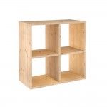 Estante modular com 2x2 cubos dinamic pinho macio 70,8x70,8x33cm ref 75271 ASTIGARRAGA