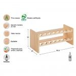 Garrafeira de pinho maciço merlot 16 garrafas 68,8x25x30cm refª 75266 ASTIGARRAGA Garrafeira de pinho maciço merlot 16 garrafas 68,8x25x30cm refª 75266 ASTIGARRAGA