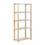 Estante 5 prateleiras evolution 5, 76,5x38,5x174,5cm pinho macio ref 75260 ASTIGARRAGA