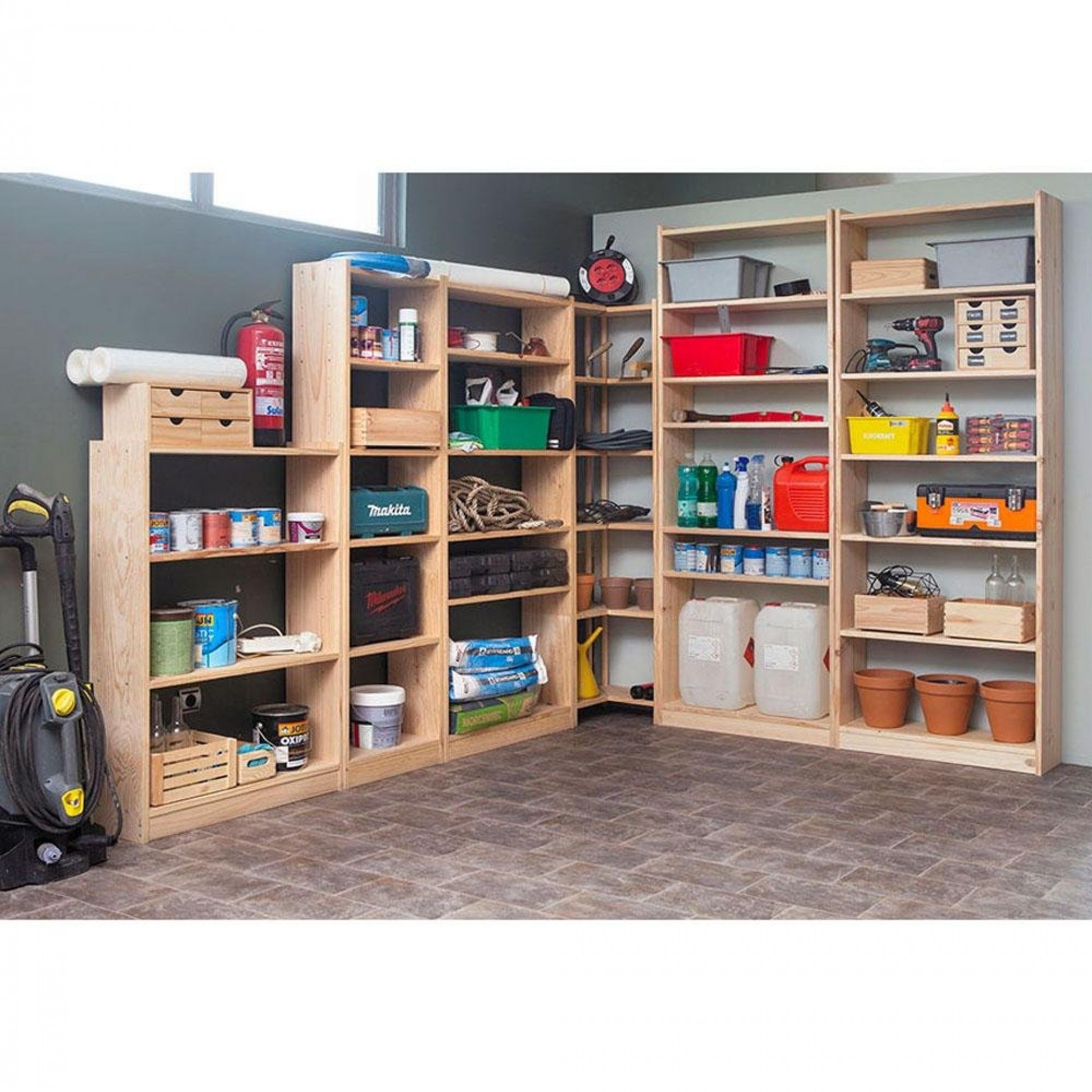 Estante gala com 4 prateleiras de madeira de 79,6cm. refª 75246 ASTIGARRAGA