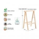 Cavalete de pinho pro 1 metro secção 50x23mm refª 75240 ASTIGARRAGA Cavalete de pinho pro 1 metro secção 50x23mm refª 75240 ASTIGARRAGA