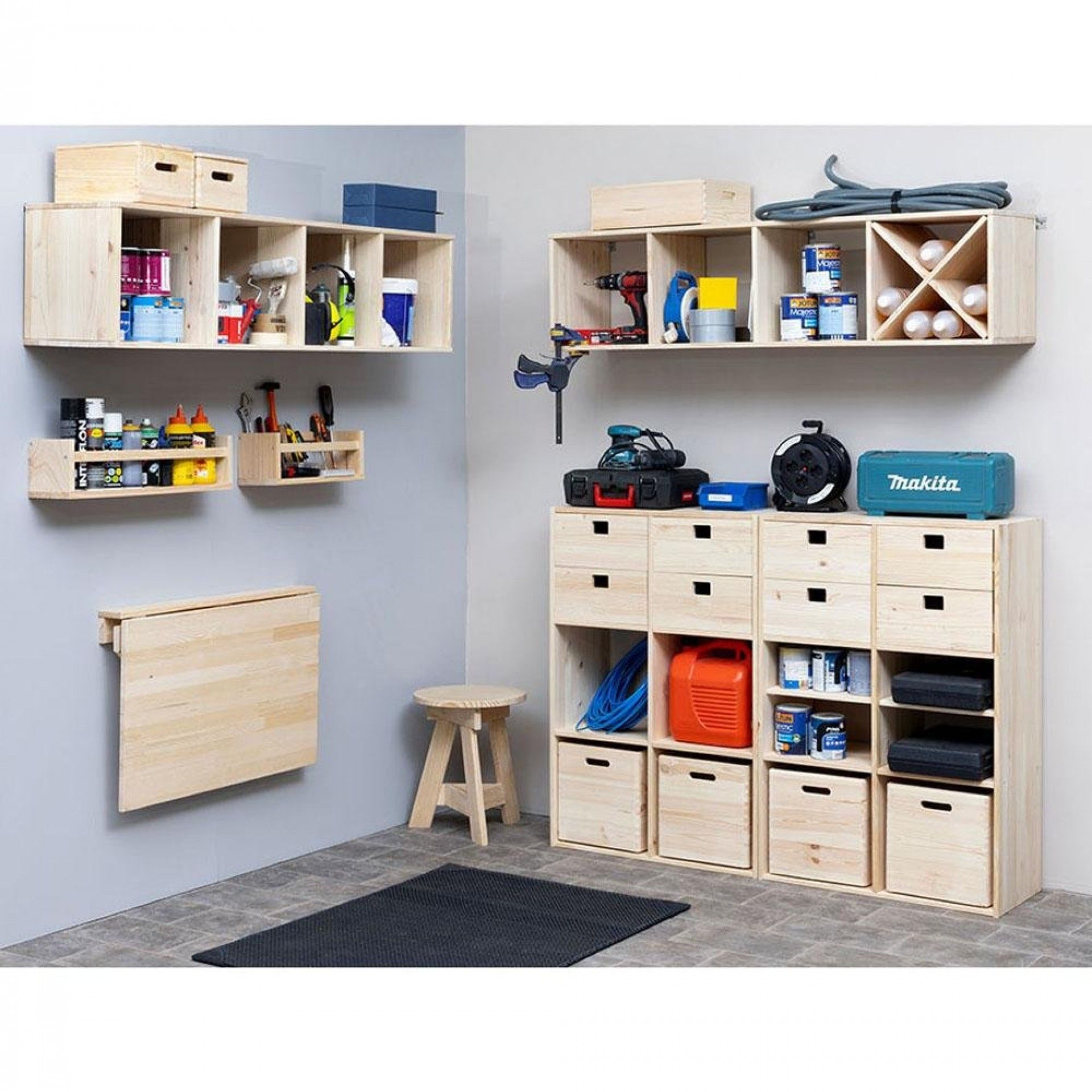 Mesa de parede dobrável de madeira, 79x59x2cm. refª 75238 ASTIGARRAGA