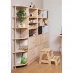 Escadote/banco de madeira, 2 degraus. ref� 75239 ASTIGARRAGA