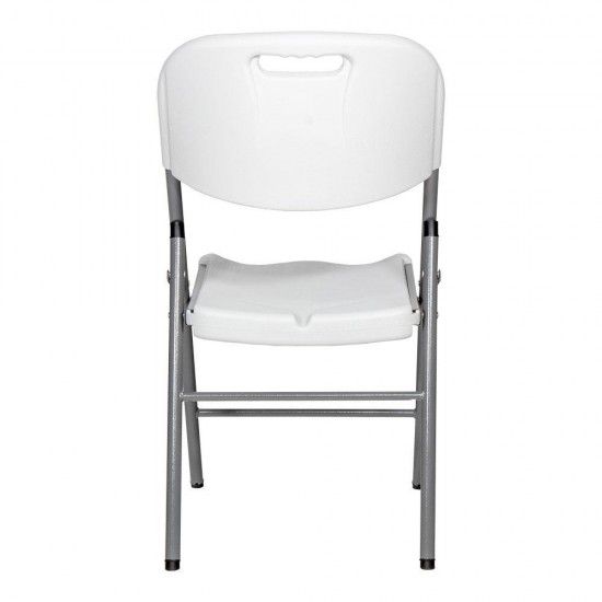 Cadeira dobr�vel branca 86,5x47x54cm assento,40x42cm ref� 75131 EDM