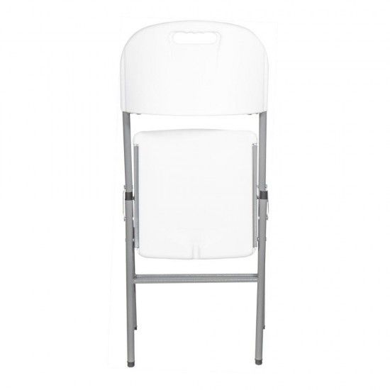 Cadeira dobr�vel branca 86,5x47x54cm assento,40x42cm ref� 75131 EDM