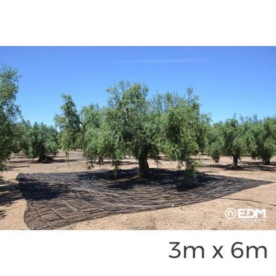 Manto para coleta de frutas 3x6m cor preto ref� 75119 BASICS