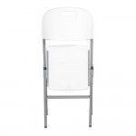 Cadeira dobrável branca 86,5x47x54cm assento,40x42cm refª 75131 EDM Cadeira dobrável branca 86,5x47x54cm assento,40x42cm refª 75131 EDM