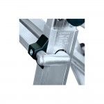 Escada telesc�pica de alum�nio multifun��o 2x4+4 degraus en131-4 ref� 75094 EDM