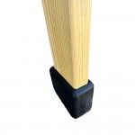 Escadote de madeira degraus largos 114cm altura bld-4 ref 75085 PLABELL