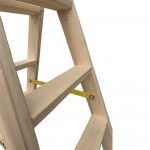Escadote de madeira degraus largos 114cm altura bld-4 ref 75085 PLABELL