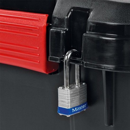 Caixa de arruma��o "explorer box" 170l com rodas. dimens�es 49x103x50cm ref� 75080 IRIS