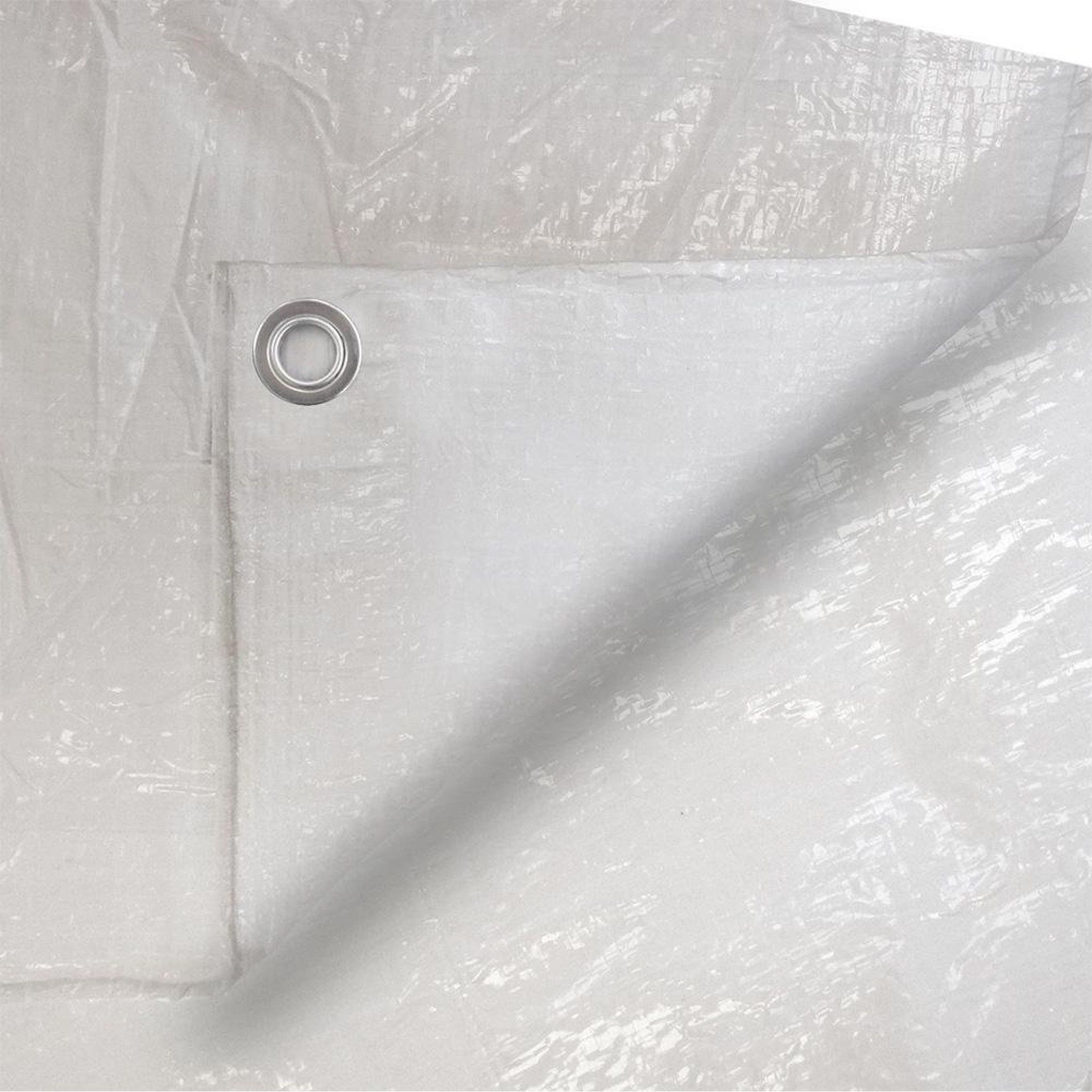 Toldo 4x5m de dupla cara. cor branco. densidade 90g/m² refª 74998 EDM