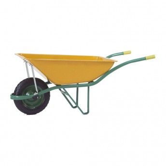 Carrinho de mo europeu pneumtico 90 i amarelo c900.110 altrad ref 74748 ALZA