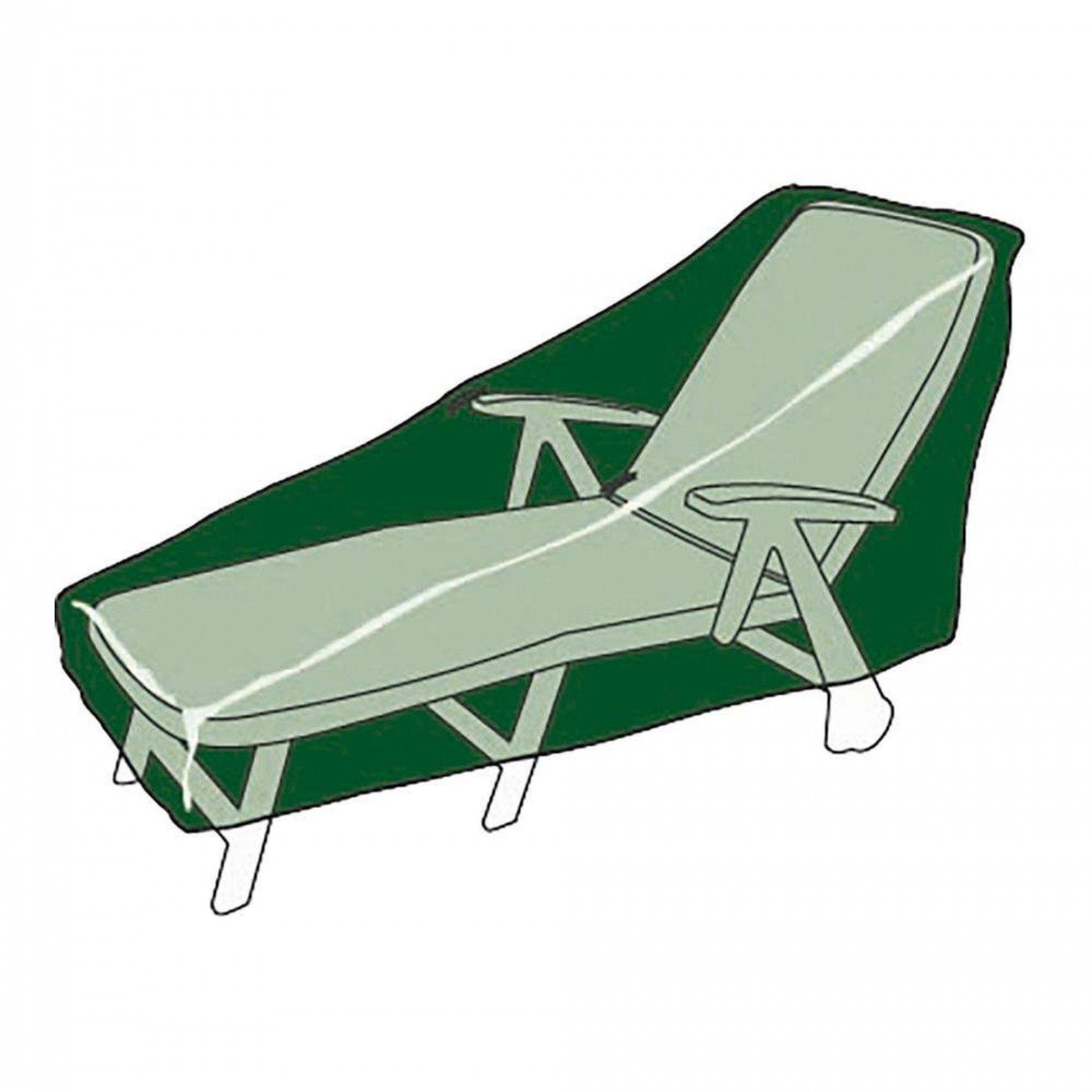 Capa protetora para espreguiçadeiras 78x205x40cm 240g/m² refª 74687 ALTADEX