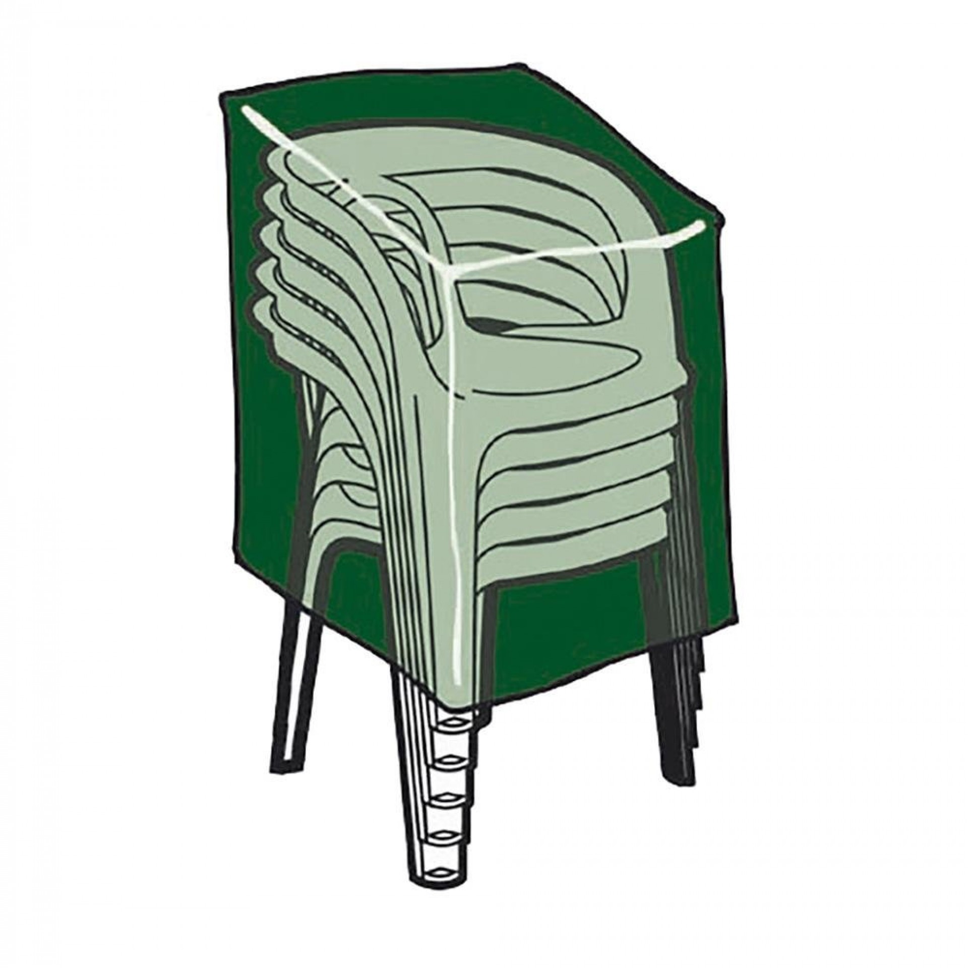 Capa protetora cadeiras 68x68x110cm 240g/m² refª 74686 ALTADEX