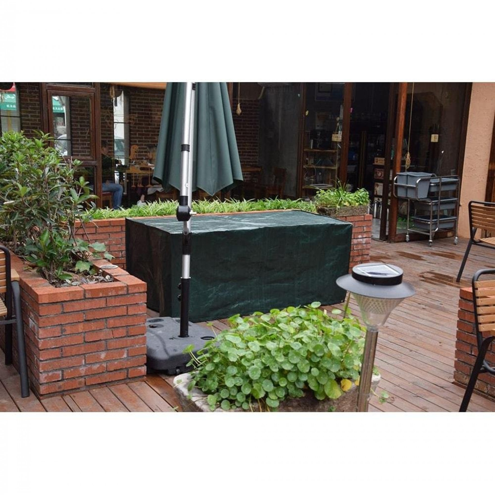 Capa protetora para mesa e cadeiras 143x225x90cm 240g/m² refª 74684 ALTADEX