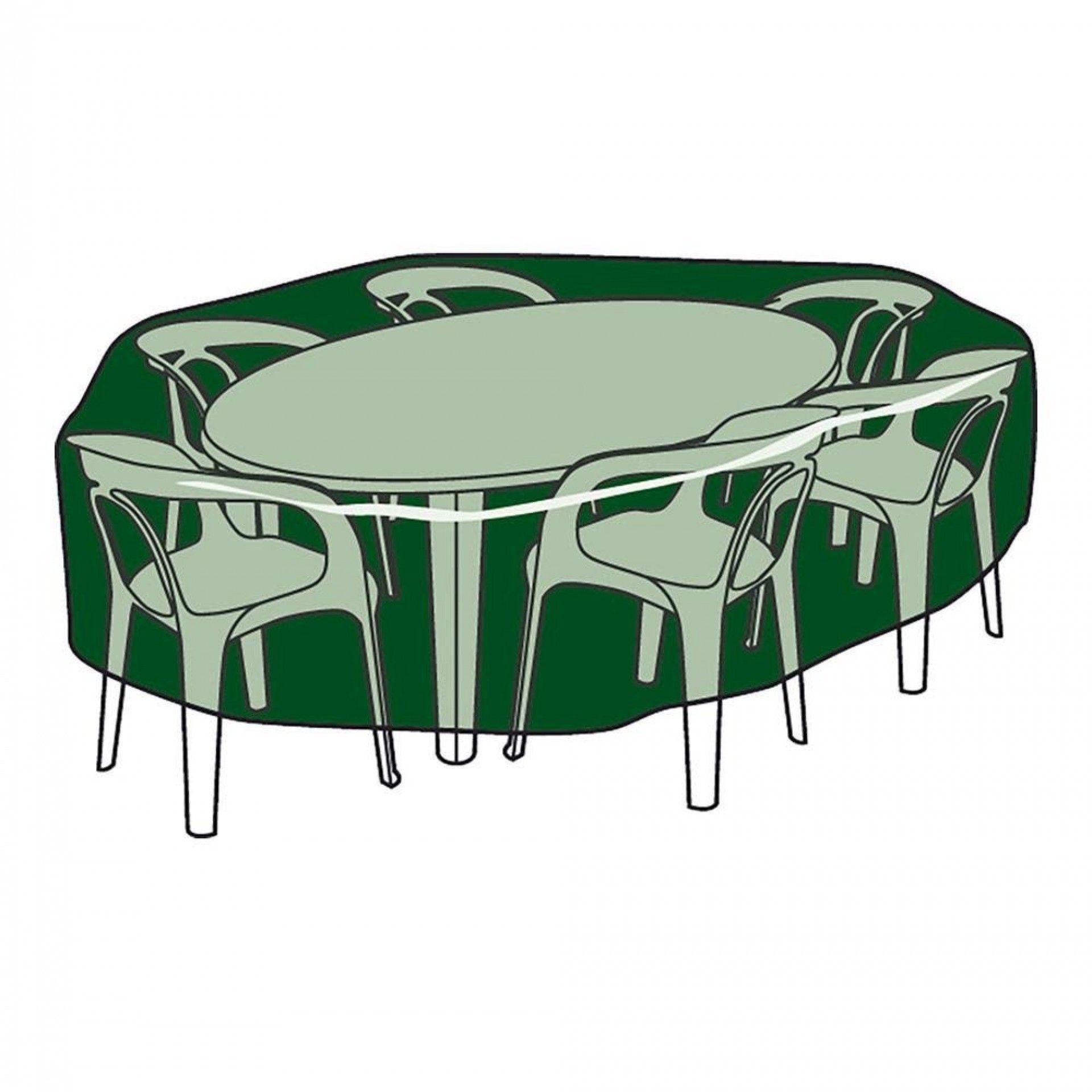 Capa protetora para mesa e cadeiras ø325x90cm 100g/m² refª 74665 ALTADEX