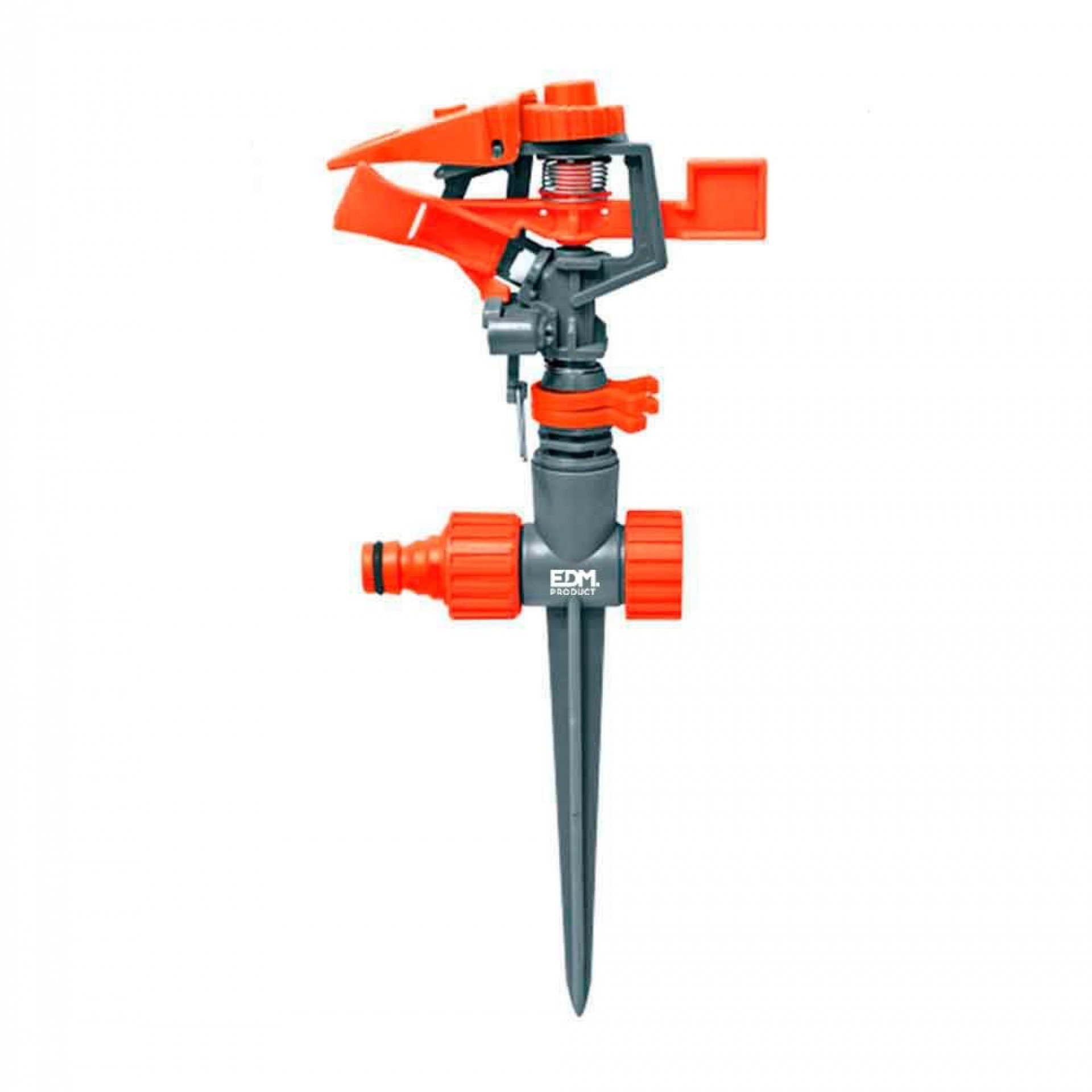 Aspersor setorial com estaca 20-360° max. 400m² ajustável 20-360° (blíster) refª 74650 EDM