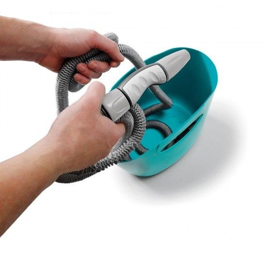 Kit mangueira extensível aquapop 15m com cesto plástico cor azul 80267600 refª 74472 GF Kit mangueira extensível aquapop 15m com cesto plástico cor azul 80267600 refª 74472 GF