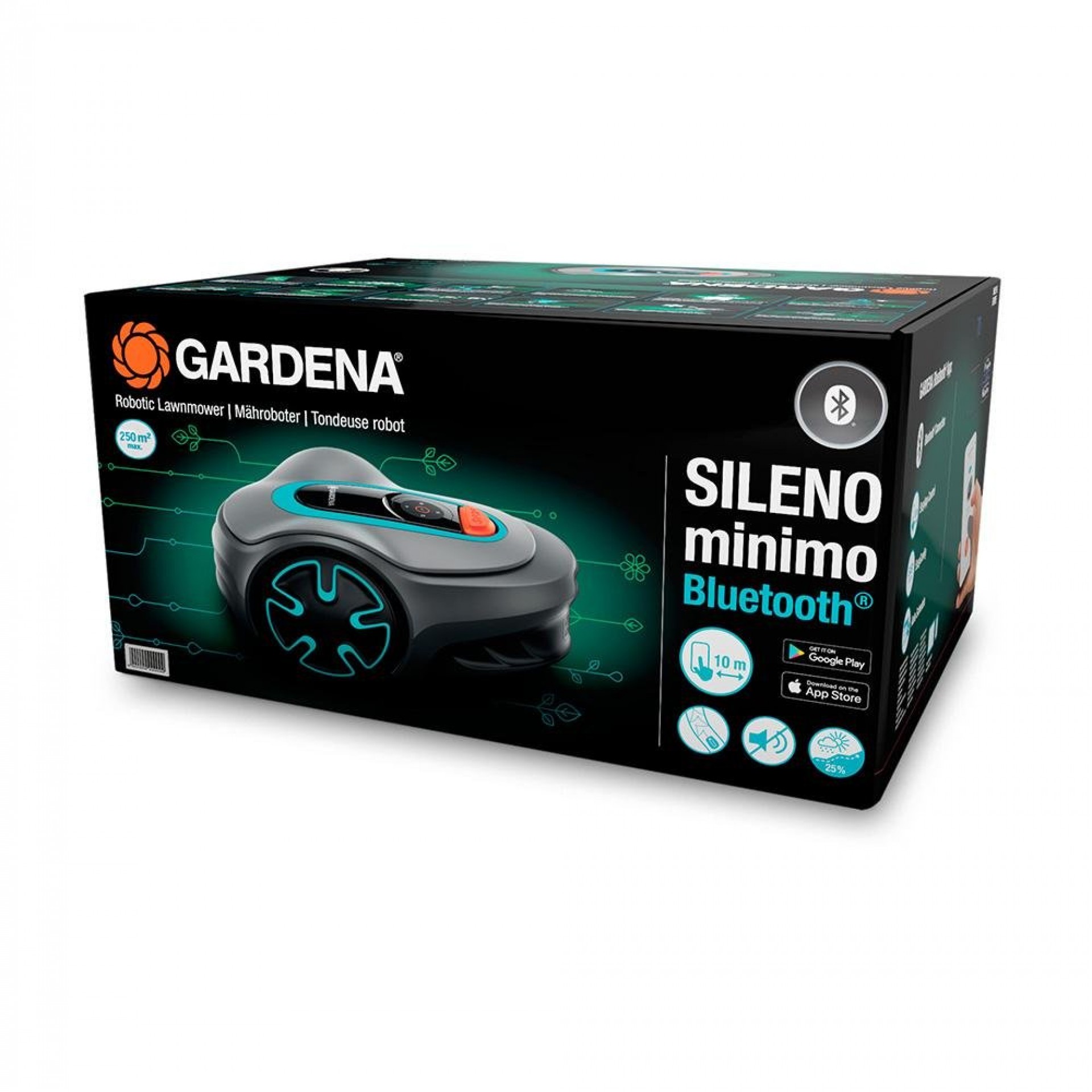 Robot corta-relva sileno para jardins 15201-34 refª 74456 GARDENA