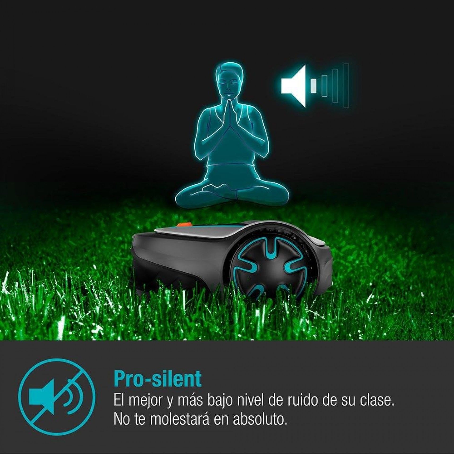 Robot corta-relva sileno para jardins 15201-34 refª 74456 GARDENA