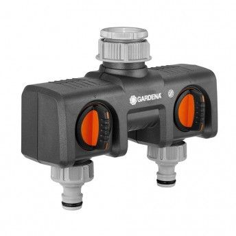 Distribuidor de 2 vias com adaptador ref 74362 GARDENA