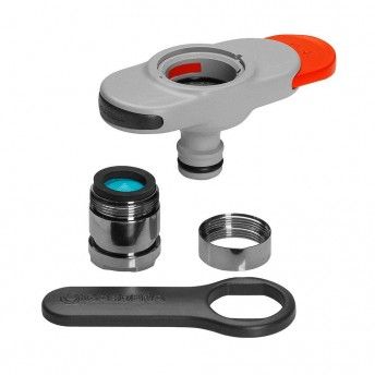 Adaptador para torneira de interior rosca m22x1 fmea, m24x1 macho. ref 74333 GARDENA