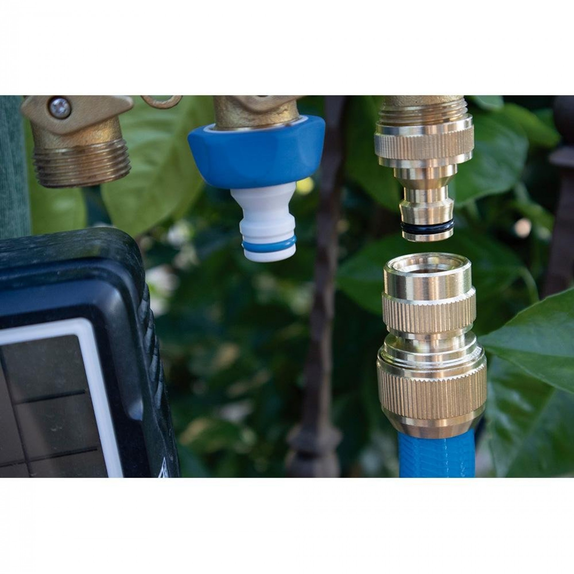 Conector rápido stop 15mm latão refª 74283 AQUA CONTROL