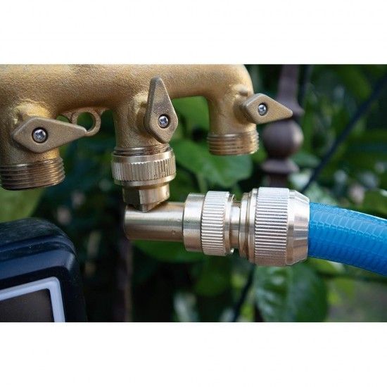 Adaptador para torneira rosca f�mea 3/4" cotovelo lat�o ref� 74278 AQUA CONTROL