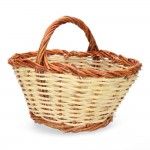 Cesto de cana 30x22x15cm altura con asa 23cm refª 74235 BASICS Cesto de cana 30x22x15cm altura con asa 23cm refª 74235 BASICS