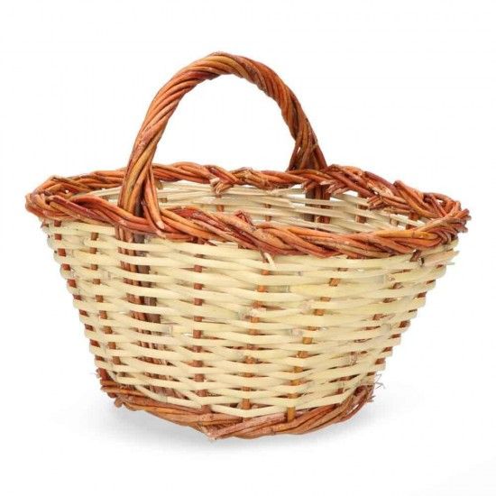 Cesto de cana 30x22x15cm altura con asa 23cm refª 74235 BASICS Cesto de cana 30x22x15cm altura con asa 23cm refª 74235 BASICS