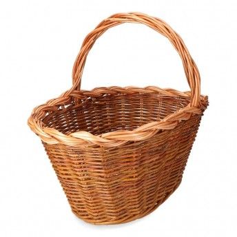 Cesto de verga 45x30x23cm altura con asa 39cm ref 74234 BASICS