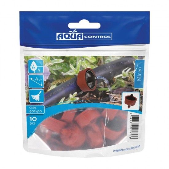 Conta gotas autoclean 4l/h autocompensação e autolimpeza em saco granel 10 unidades 906410 refª 7405 Conta gotas autoclean 4l/h autocompensação e autolimpeza em saco granel 10 unidades 906410 refª 7405