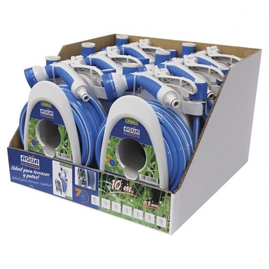 Carrinho suporte para mangueira especial terra�os 10m ref� 74019 AQUA CONTROL