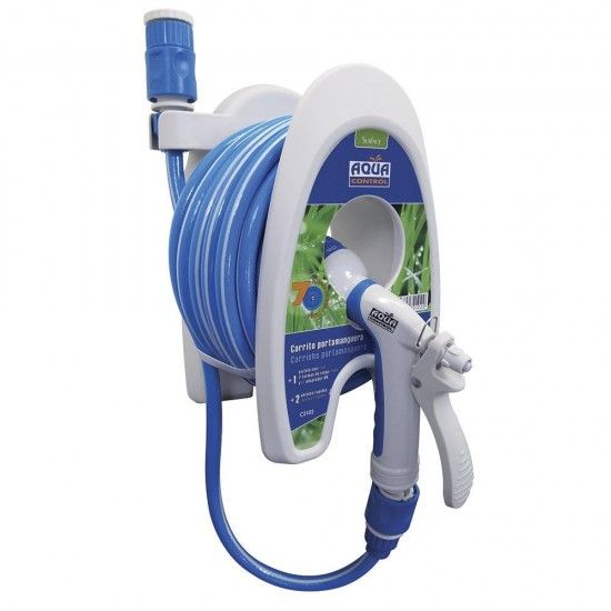 Carrinho suporte para mangueira especial terra�os 10m ref� 74019 AQUA CONTROL