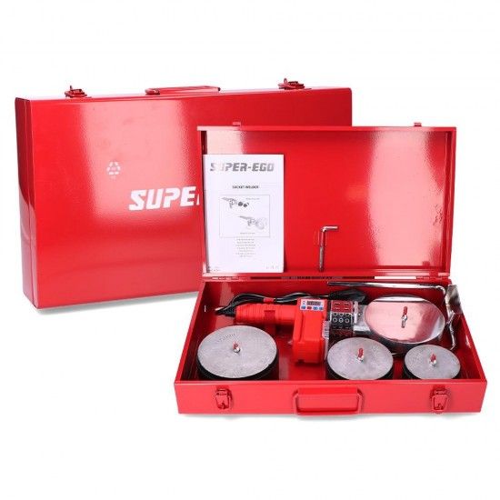 Soldador de tubulaes de plstico polifusor para ppr 75-90-110mm 230v 1500000449 ref 73980 SUPER E
